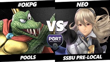 Port 9 Pre-Local - #OKPG (King K. Rool) Vs. NEO (Corrin) Smash Ultimate - SSBU