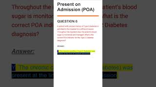 POA indicator || present on Admission || CCS medical coding, ICD 10 PCS and CM #exam #education #ccs