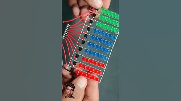 New vu meter with different led colour #experiment #shortvideo #shorts #shortsviral