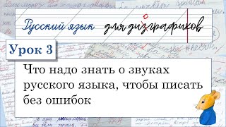 3.  Что надо знать о звуках русского языка, чтобы писать без ошибок