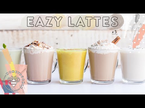 5 Super Hella Eazy LATTES for #BuzyBeez ☕