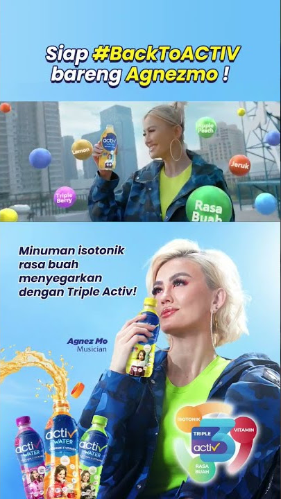 Baru, ACTIV WATER dengan Triple Activ!
