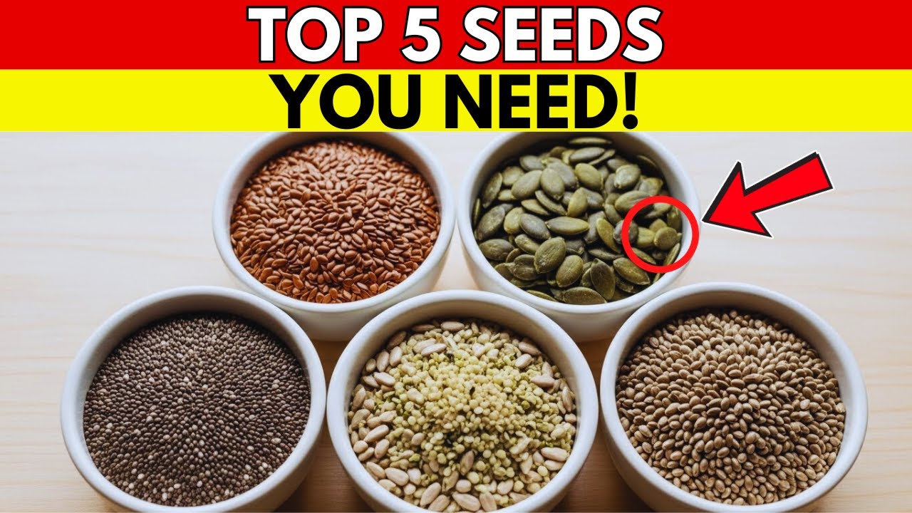 Eat These 5 POWERFUL Seeds Daily For Maximum Health Benefits