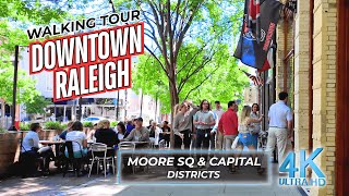 SECRET SPOTS Revealed - Downtown Raleigh NC Walking TOUR [4K]