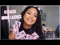 $1 FAUX MINK LASHES ?! ShopMissA 3D Faux Mink Lash TRY ON |Taisha