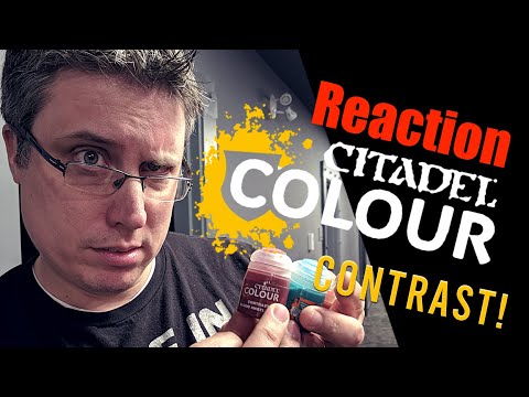 Citadel Colour Contrast Paint Reaction with MiniWarGaming Matthew