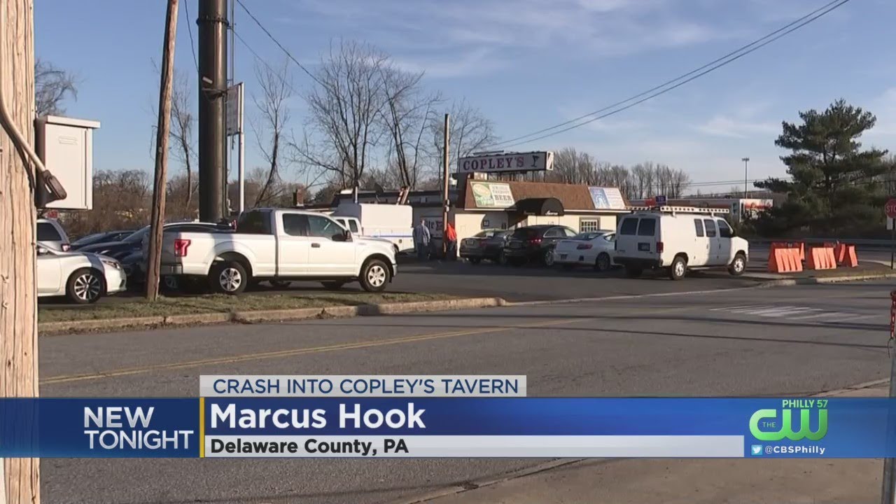 Car Flies Off I-95, Crashes Into Copley's Tavern In Marcus Hook