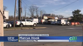 Car Flies Off I-95, Crashes Into Copley's Tavern In Marcus Hook