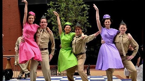 U Can Dance in the "Hats off to USO" routine