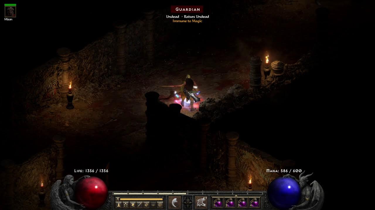 Diablo 2 ROTW - Sin - Hell Act 4 , 8 player - Mosaic