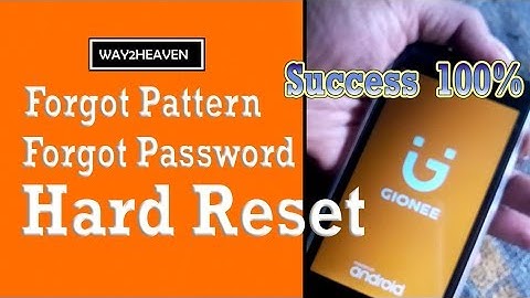 GIONEE P5 MINI HARD RESET (PATTERN LOCK, CHILD LOCK, FORGOT PASSWORD) WORKS 100%