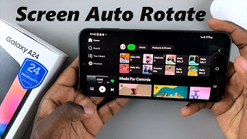 How To Enable / Disable Screen Auto Rotate On Samsung Galaxy A24