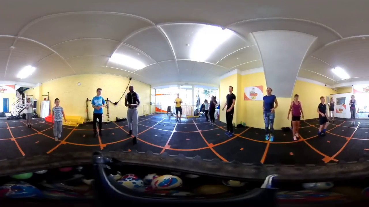 We push ducks live fitness session. Eastbourne's first 360 live video