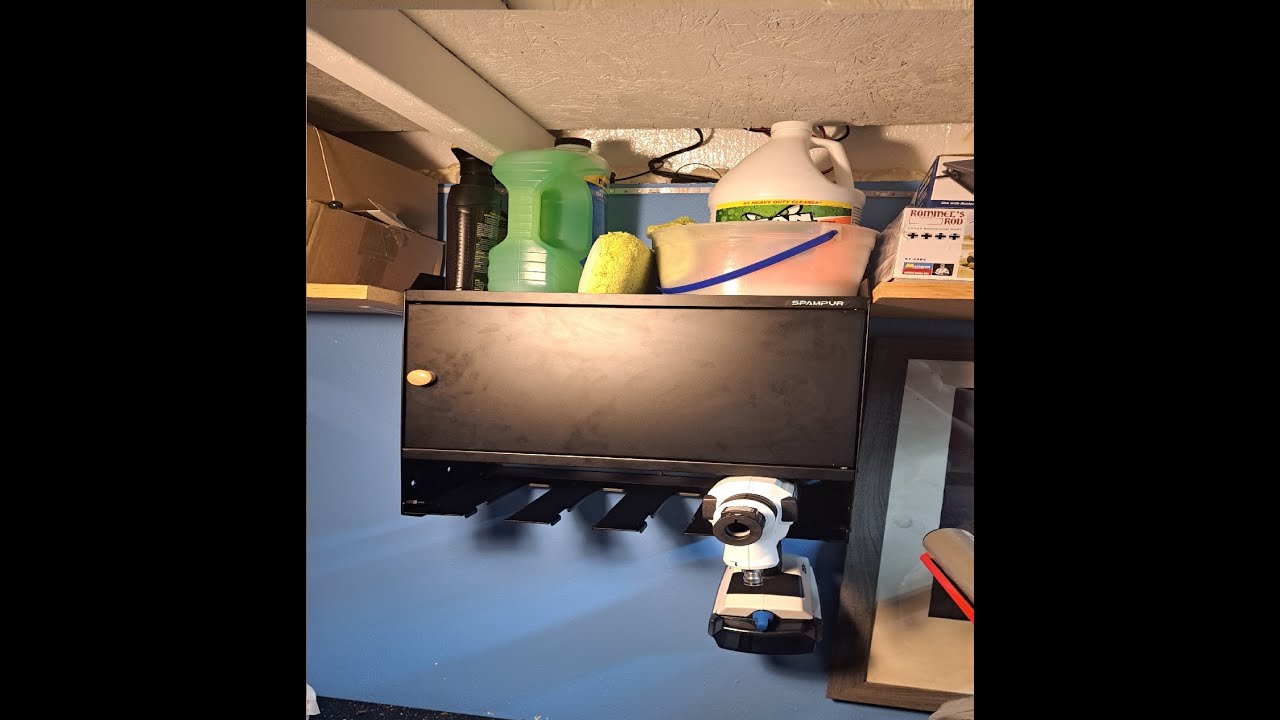 Spampur Power Tool Organizer Cabinet Unboxing, Assembly, and Review