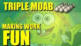 MW3: 106 Kill Triple MOAB | Making Boring Stuff FUN