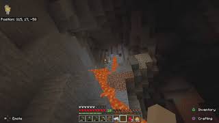 Minecraft survival caving