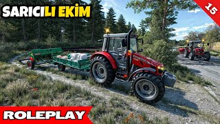 WE PLANTED IN THE FIELD | THIS TIME THE ENGINE TURNED GOOD | FS22 REAL LIFE | MEDRP ANKARA | S3 B15
