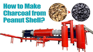 Peanut Shell Charcoal Making Machine | Best Sell Biomass Charcoal Machine for Small Business