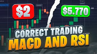 🔥 FROM $2 TO $5.770 - MACD AND RSI TRADING | MACD Indicator Explained | RSI Indicator Live Trading