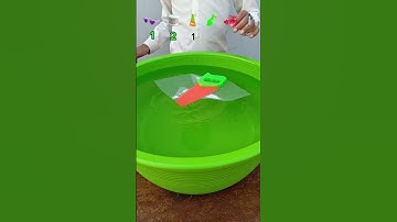 Raad eens hoeveel tissues er daadwerkelijk zijn gebruikt? #asmr #bevredigend #experiment