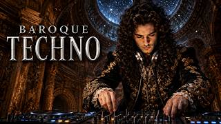 Baroque Inspired Techno for Concentration, Violin Energy for Night Work