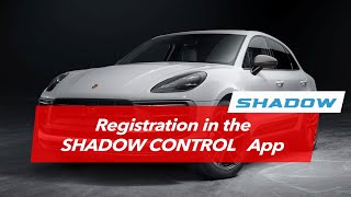 Registration in the Shadow Control application screenshot 4