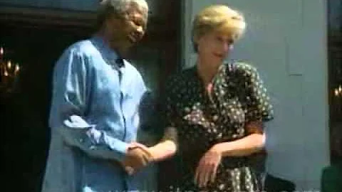 Princess Diana meets Nelson Mandela!