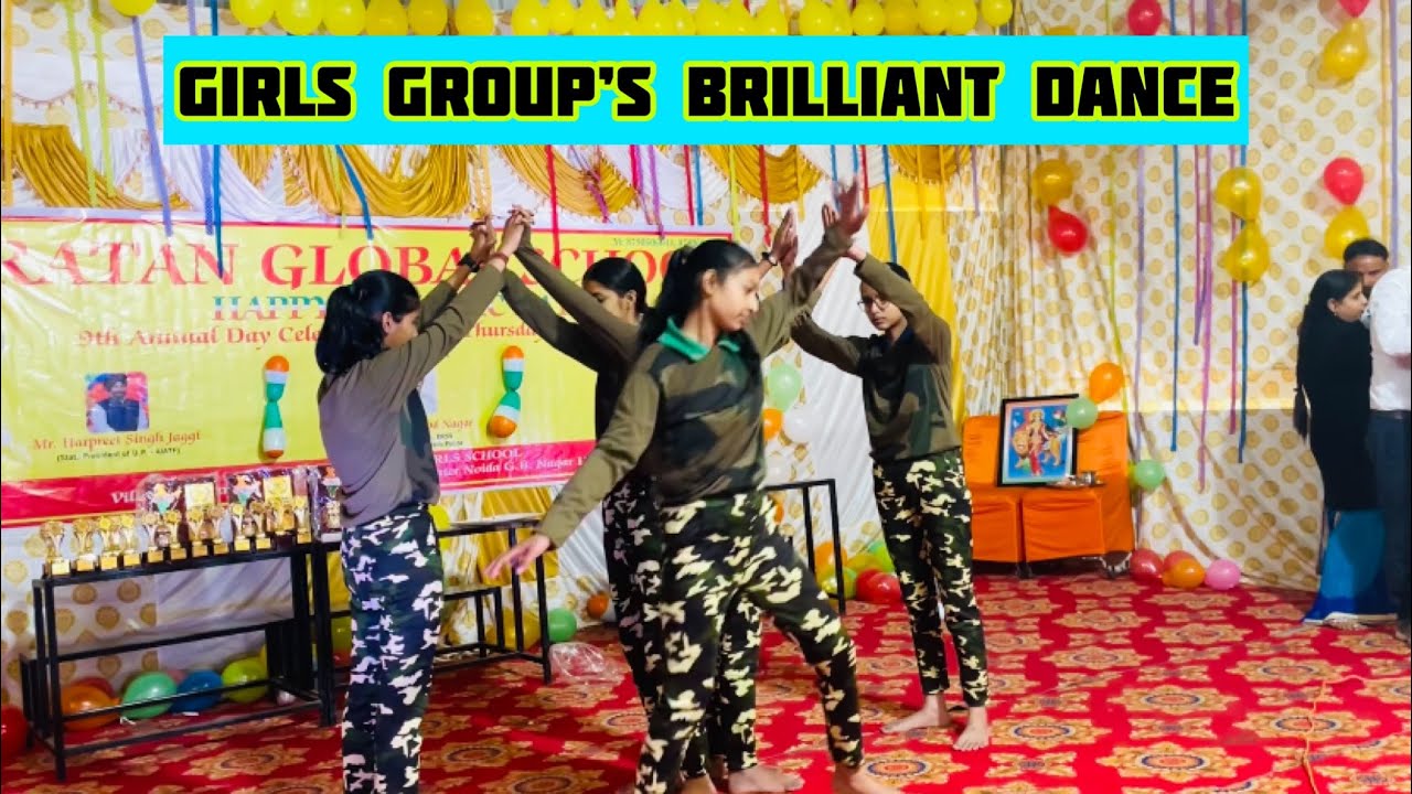 Amazing performance of school girls on annual function 💯💫 / Ratan Global School / school girls
