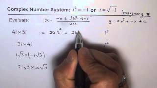 12 Review Complex Numbers