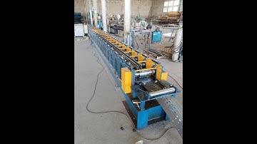 upright roll forming machine for storage racking system