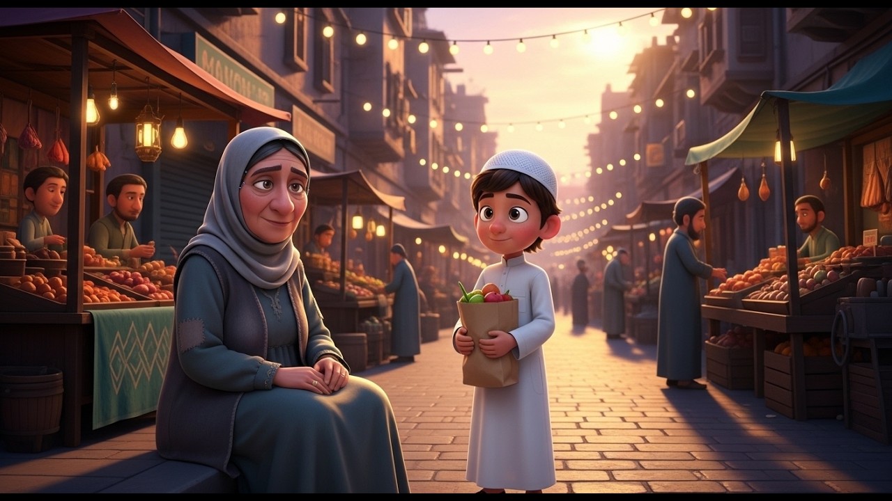 الحلقة 5: العطاء 🤍 قصة مؤثرة تعلم الأطفال معنى العطاء في رمضان 🌙