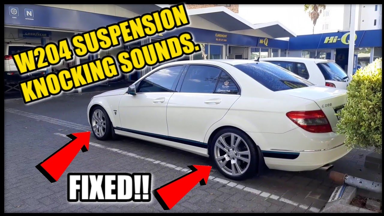MERCEDESBENZ W204 Suspension noises and fix. YouTube