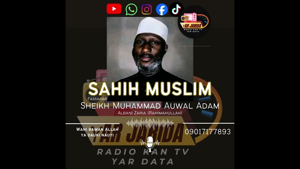 FASSARAR SAHIH MUSLIM DAGA ALBANIY ZARIA 1