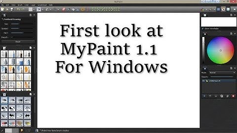 MyPaint 1.1 for Windows