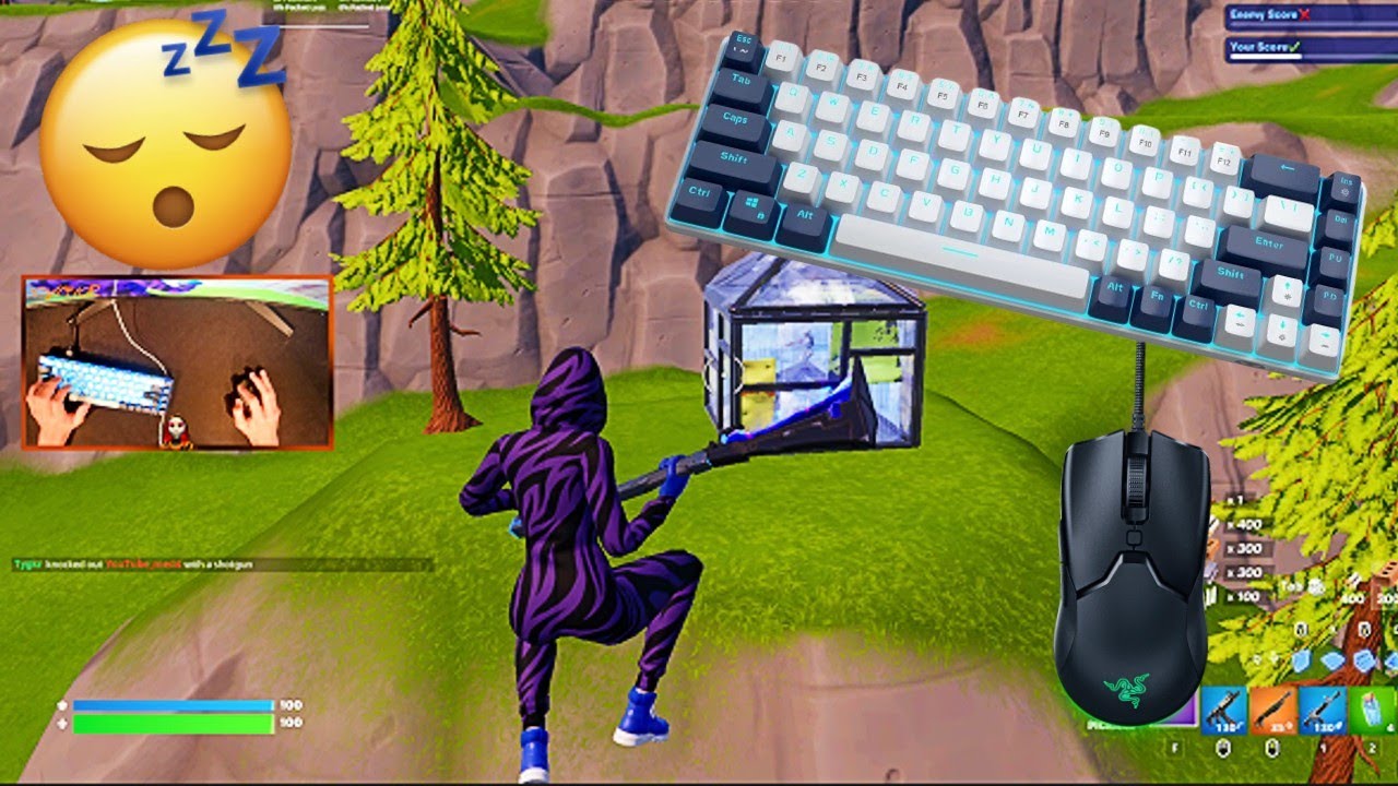 Magegee Portable 60% & Viper mini ASMR Chill🤩 1v1 Speed Realistics🏆Satisfying Keyboard Fortnite