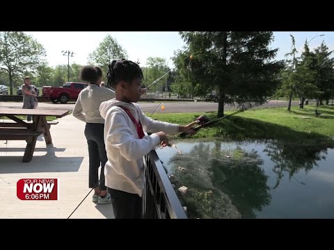 Lima West Middle School students learn to fish through hands-on experience