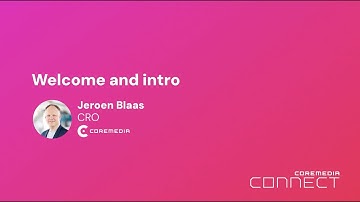 Welcome & Introductions - Jeroen Blaas at Connect 2024