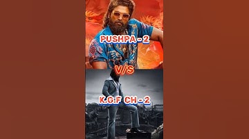 PUSHPA 2 💞 VS K.G.F CH - 2 💕 MOVIE 💗 COLLECTION 🥵 COMPARISON 🔥 #shorts ALLU ARJUN 😎 VS YASH 💞