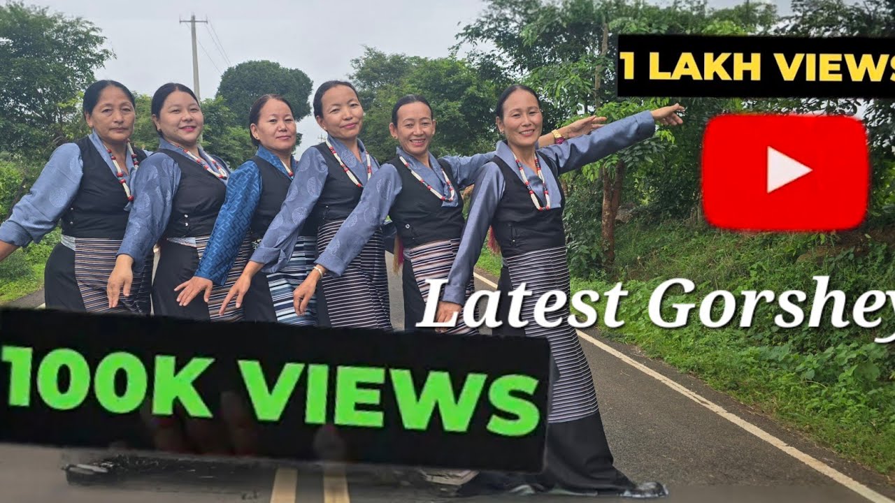 Tibetan new gorshey (POTALA)#lhakar gorshey #Tibetan circle dance