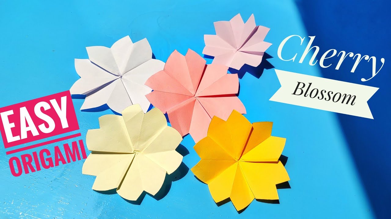 Easy Origami Flower / Cherry Blossom🌸 YouTube