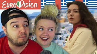 Amanda Tenfjord - Die Together - Greece - Eurovision 2022 | AMERICAN COUPLE REACTION