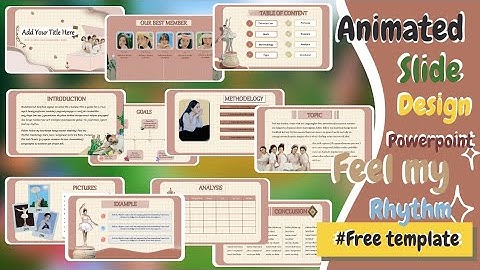 PPT Feel my Rhythm theme🌨️|| Power point Red velvet era 🍰 || animated design power point°˖✧