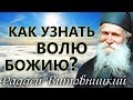 Как УЗНАТЬ ВОЛЮ БОЖИЮ? Старец Фаддей Витовницкий