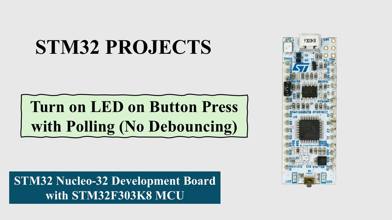 STM32 LED Toggle with Button Press Using Polling (No Debouncing ...