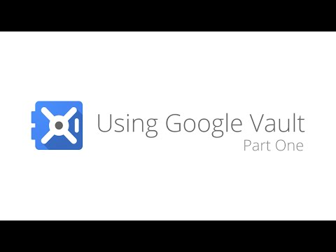 Google Apps Vault - Search and Export