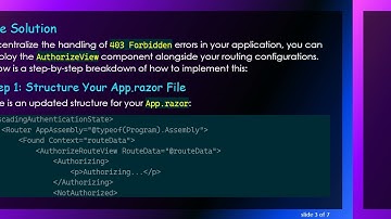 How to Handle 403 Forbidden Errors in Your Blazor WebAssembly Application