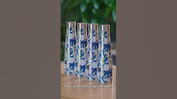 How to continuous printing on personalized water bottles with our 360 rotary UV printer？ 👀