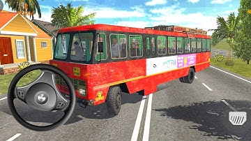 Old Tata Bus Drive Village Route - Indian Sleeper Bus Simulator | Offroad Bus Game Android Gameplay 