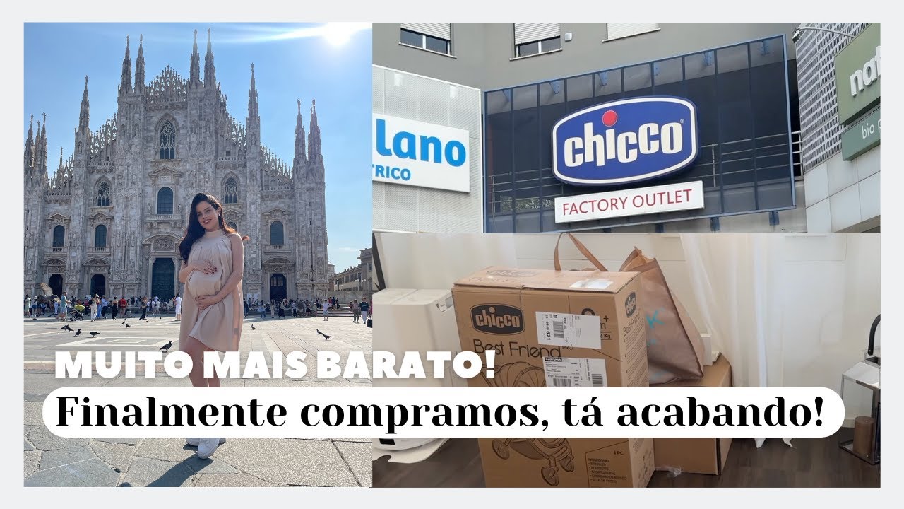 Fomos pra Itália, compramos o carrinho da bebê | COM PREÇOS!