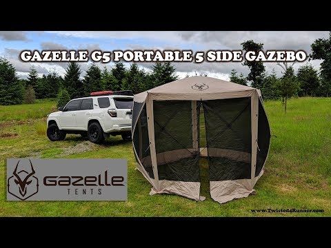 Our New Gazelle G5 Portable 5 Sided Gazebo!!!